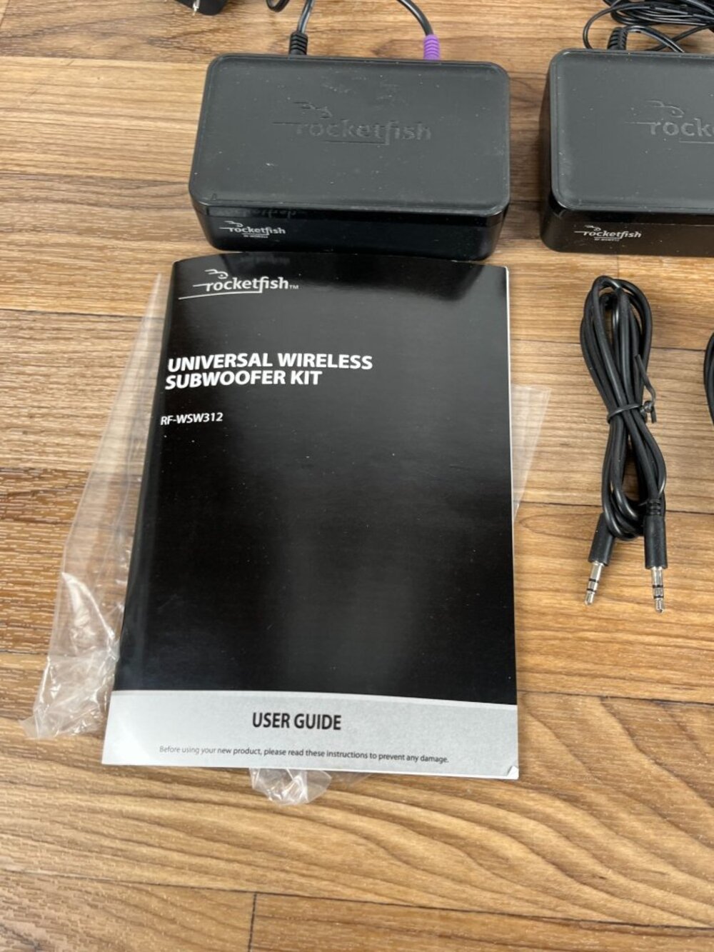 Rocketfish Wireless Subwoofer Sender/Receiver Kit Complete RF-WSW312 W/ Box - Picture 8 of 16